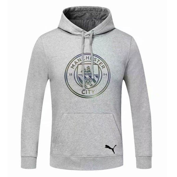 Sudaderas Con Capucha Manchester City 2020-2021 Gris